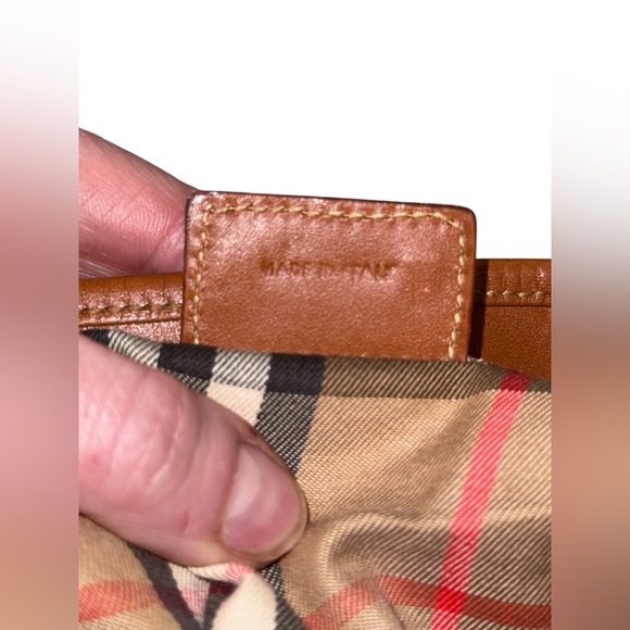 Burberry Brown Leather Shoulder Bucket Bag | Drawstring | Excellent Condition - Picture 9 of 9